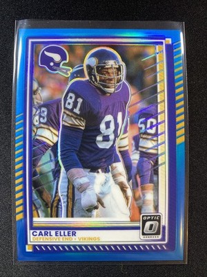 2025 Donruss Optic Carl Eller Blue Aqua Prizm /399