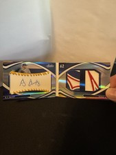 2022 Panini Absolute #125 A.J. Alexy Rookie Material Auto Booklet  6/10