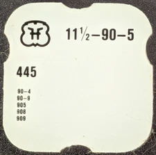 NOS FHF 90-4 90-5 90-9 905 908 Watch Setting Lever Spring Part# 445