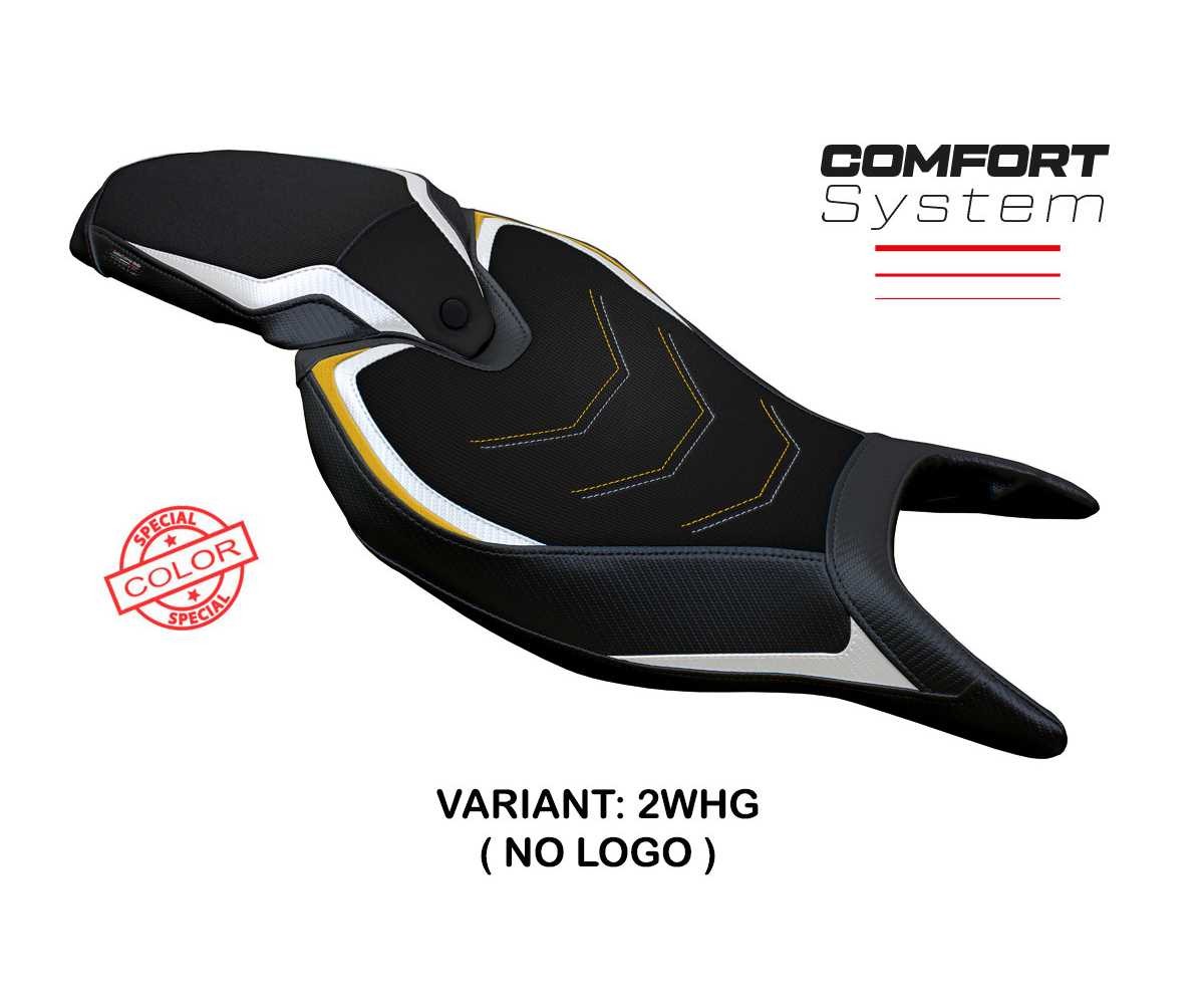 Seat cover Renee SCol Comfort Whi-Gray WHG TPZ Triumph SPEED T 1200 RR 2022 2026