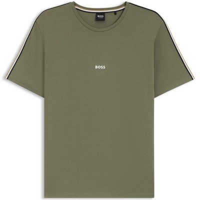 BOSS EINZIGARTIGES T-SHIRT AUS STRETCH-BAUMWOLLE