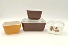 VTG PYREX 501 & 0502 Dishes "Old Orchard" and "Early American"