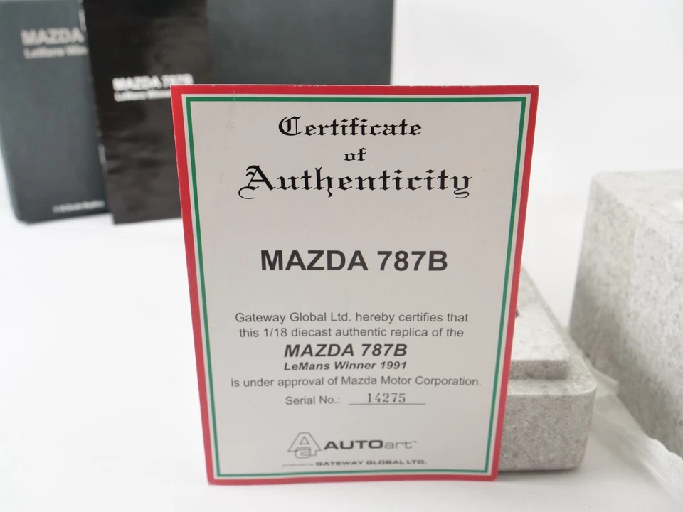 Auto Art Mazda 787B Le Mans Winner 1991 - Photo 2/4