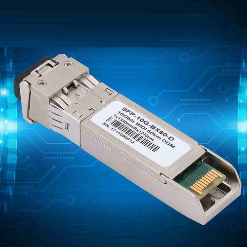 AIQ-YP19011 SFP-10G BX60-D 60KM 10 Gigabit Single Mode Dual Fiber Transceive NEW - Afbeelding 5 van 10