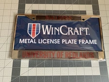 University of Redlands Metal License Plate Frame