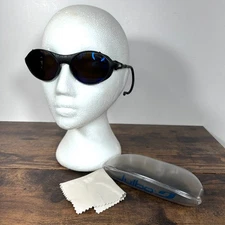 Julbo Glacier Sunglasses Spectron 3 lenses black frame blue mirror side shields