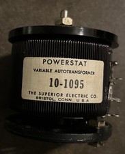 Superior Electric Powerstat 10C Variable Transformer Variac 120V 0-132V 2.25A