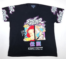 Capcom Mens Black Short Sleeve Street Fighter...