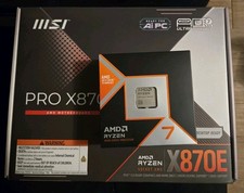 New AMD Ryzen 7 9800X3D MSI PRO X870E-P WiFi ...