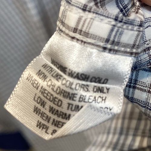 Tasso Elba Anzughemd 2XL Herren mehrfarbig kariert Knopfleiste Flip Manschetten leicht T5 - Bild 9 von 10
