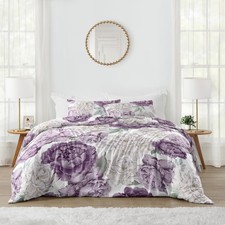 Sweet Jojo Designs Girl Full/Queen Comforter Bedding Set Peony Floral
