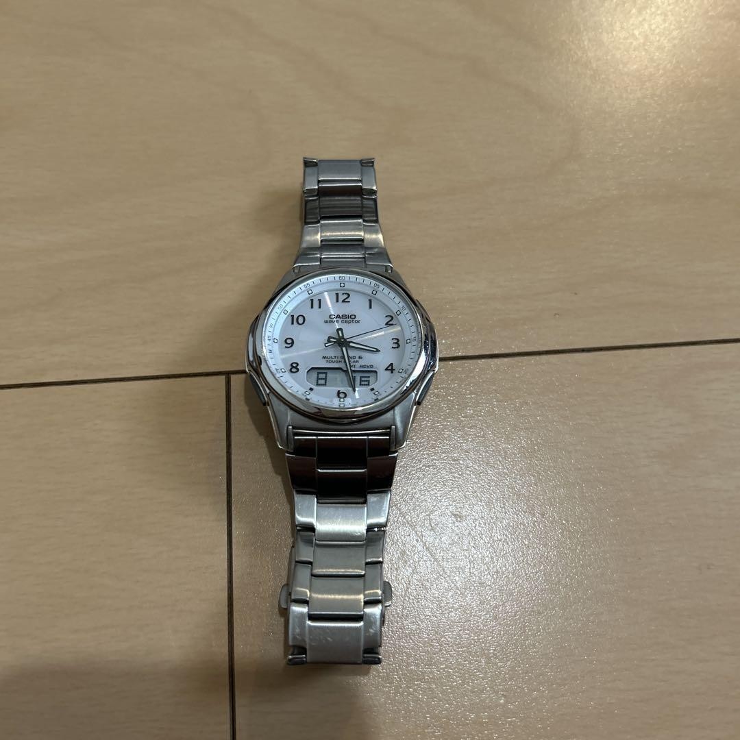 CASIO Wave Ceptor WVA M630D 7AJF Solar Radio Watch Silver