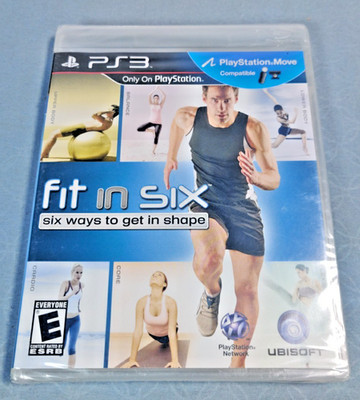 Fit in Six Playstation Move Compatible Six ways to get in shape Factory Sealed