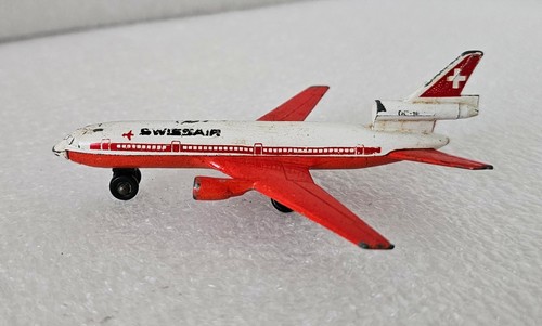 1973 Lesney Matchbox Sky-Busters SB13 Douglas DC10 Swissair Vintage Loose Model - Picture 5 of 9