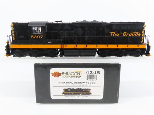 HO Broadway Limited BLI 4248 D&RGW Rio Grande EMD SD9 diésel #5307 - Paragon3 | Condition: Used