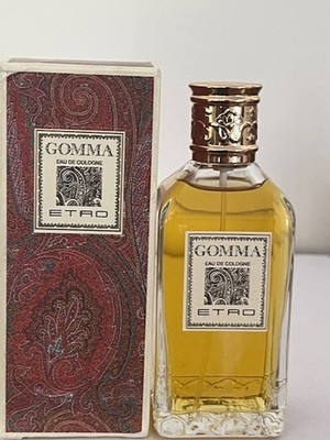 Etro Gomma EDC 100ml Vintage 1st release With Paisley Box Gold Cap NEW FULL READ