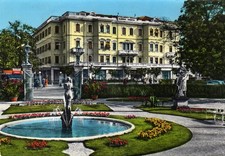 10383 Cartolina Abano Terme (PD) Grand Hotel Trieste e Vittoria 1961