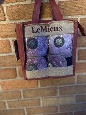 LeMieux Glace Polo Bandages Musk, Purple