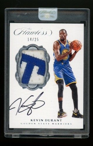 2016-17 PANINI FLAWLESS Kevin Durant SIGNATURE PRIME PATCH AUTO /25