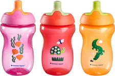 Sporty Bottle, 10Oz Sippy Cups for Toddlers 1-3, Spill-Proof, Bite Resistant Spo