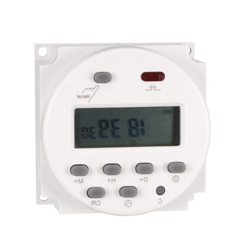 DC 24V Digital LCD Display Power Programmable Timer Time Switch Relay ...