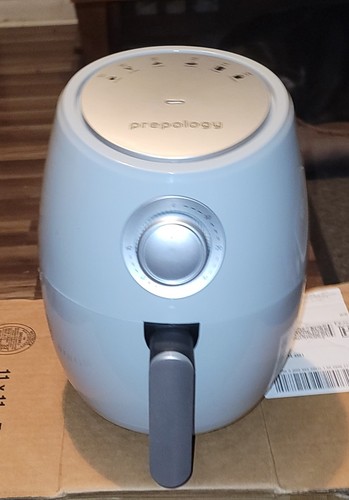 Prepology 2 Quart kompakte Antihaft-Luftfritteuse Einstellung Timer Original Box Papiere