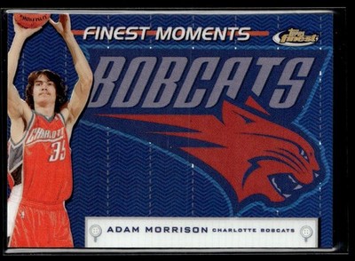 2007-08 Topps Finest Moments Refractor Adam Morrison Charlotte Bobcats #AM
