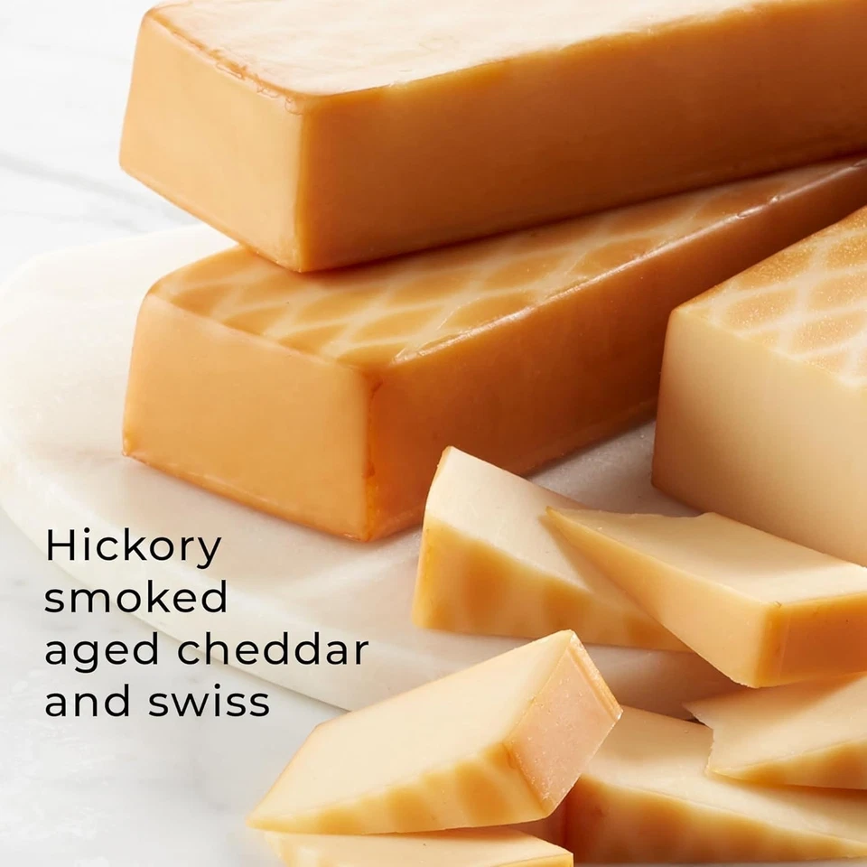 Mezcla de queso cheddar ahumado Hickory Farms, paquete de 3, 7 onzas cada uno Foto 2 de 2