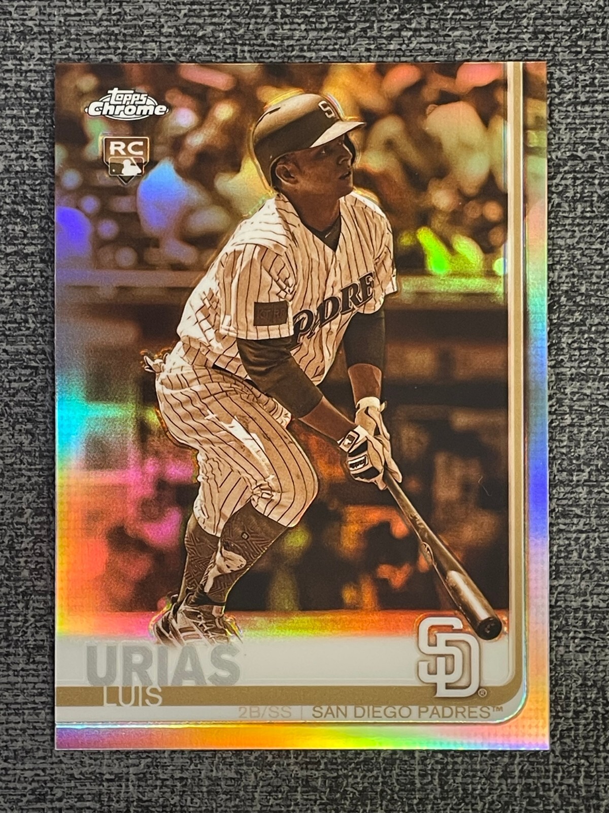 Luis Urias 2019 Topps Chrome Sepia Refractor Rookie #141 RC San Diego Padres
