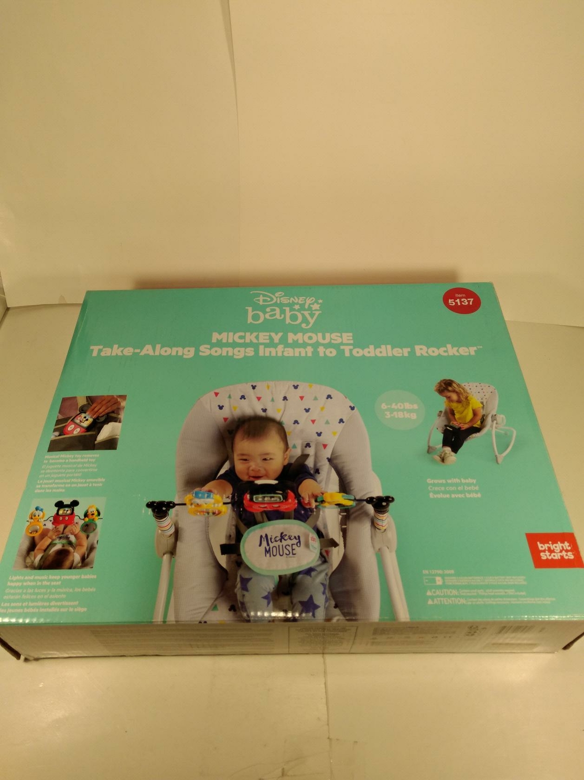 mickey mouse bright starts bouncer