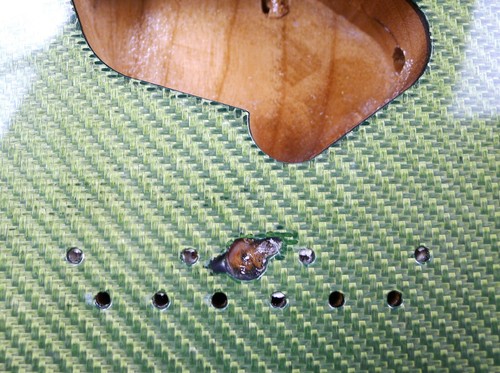 Tele Body 3 piezas Aliso Norteamericano Fibra de Vidrio Veener Verde/Negro 2,63 kg - Imagen 10 de 17