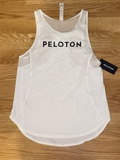 NWT PELOTON X LULULEMON White Sculpt Tank top Sz 8 Europe Release Rare
