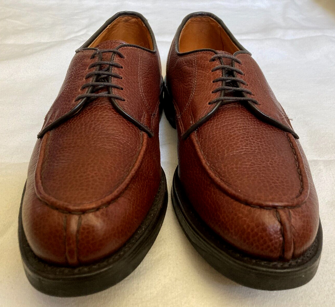 Allen Edmonds Split Apron Toe Canton Burgundy Goodyear
