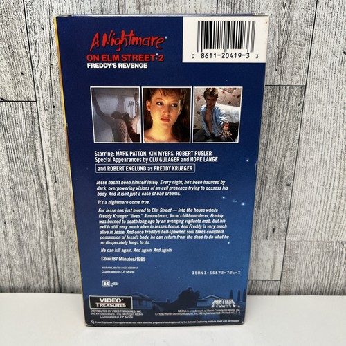 Nightmare On Elm Street 2: Freddy’s Revenge VHS 1986 Horror - Picture 2 of 24