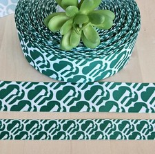 7/8  1.5   1 YD Girl Scout Grosgrain Ribbon Cookie Time Hair Bow Craft