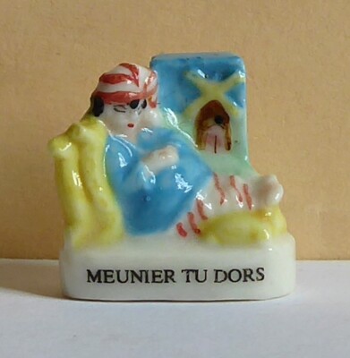 Fève Pub Boulangerie Banette 2001 - Chantons with les Rois: Meunier tu dors
