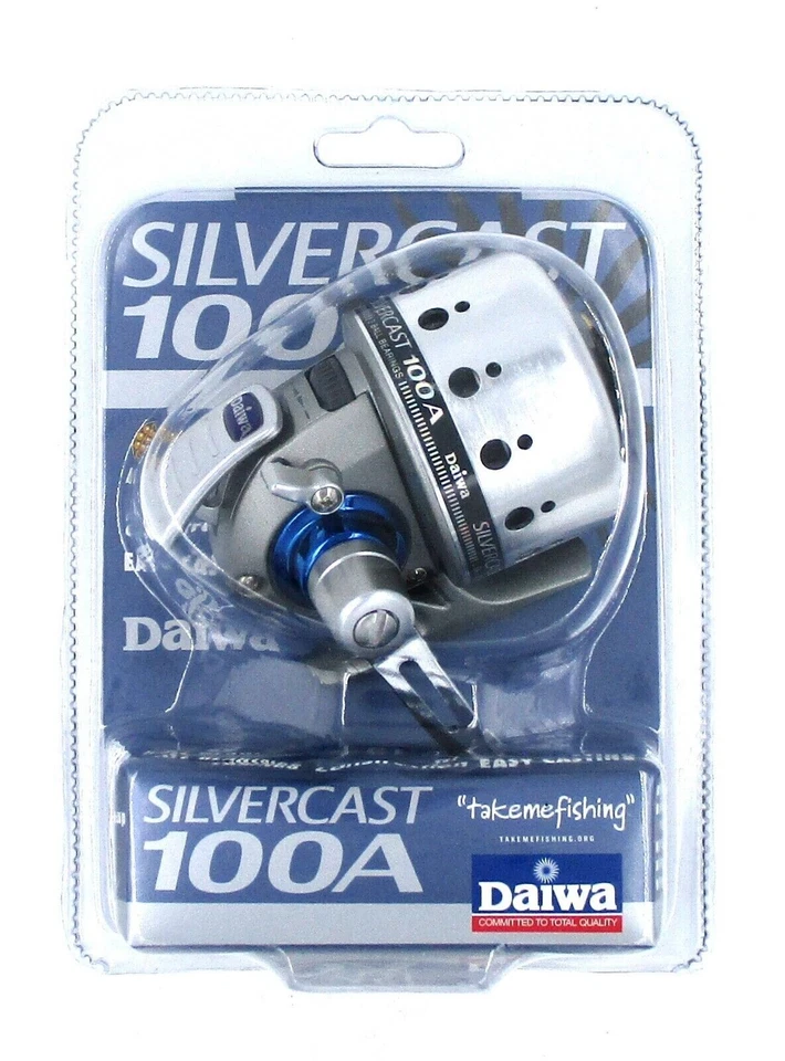 Daiwa Silvercast 100 A Spincast Reel SC100A-CP Fishing Reel 4.3:1 Gear Ratio - Image 2 of 4