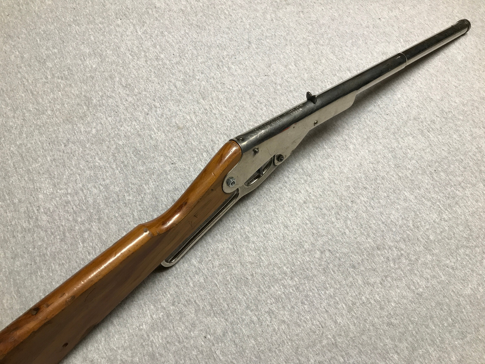 Vintage 1st Variation Nickel Plated Daisy No. 102 Model 36, 10236, BB