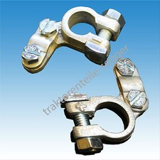 Satz Polklemmen + / - Plus und Minus Batterieklemmen f&uuml;r Deutz Traktor 04251971
