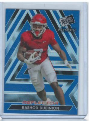 Rashod Dubinion 2024 Press Pass Premium #142 Reflector Prismatic Blue /25