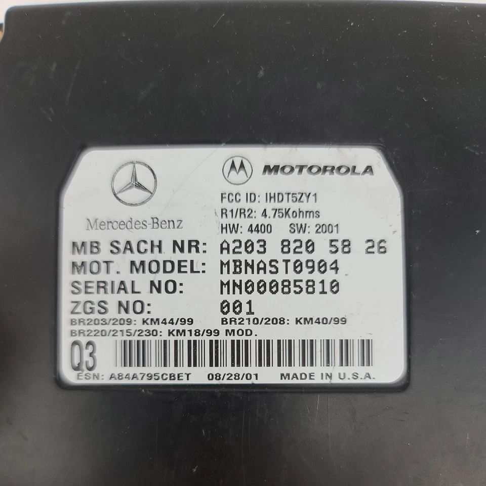 Módulo de control telefónico de comunicaciones 2001-2003 para Mercedes C320 A2038205826 Foto 4 de 4