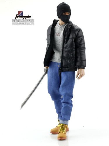 1/6 Trendy Soldier FA017 cotton down jacket jacket model hooded short - Picture 7 of 18