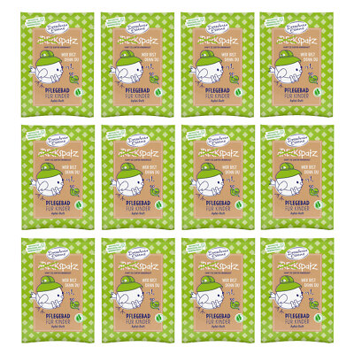 12er Pack Dresdner Essenz Dreckspatz Pflegebad Wer bist du Apfel-Duft 12 x 50 g