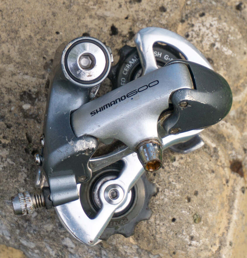 Vintage Shimano 600 Rear Derailleur RD-6401 6400 8 Speed Indexed