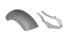 ROLAND SANDS DESIGN RSD REAR FENDER KIT W/ STRUTS 150MM TRACKER 0215-2011-CH NEW
