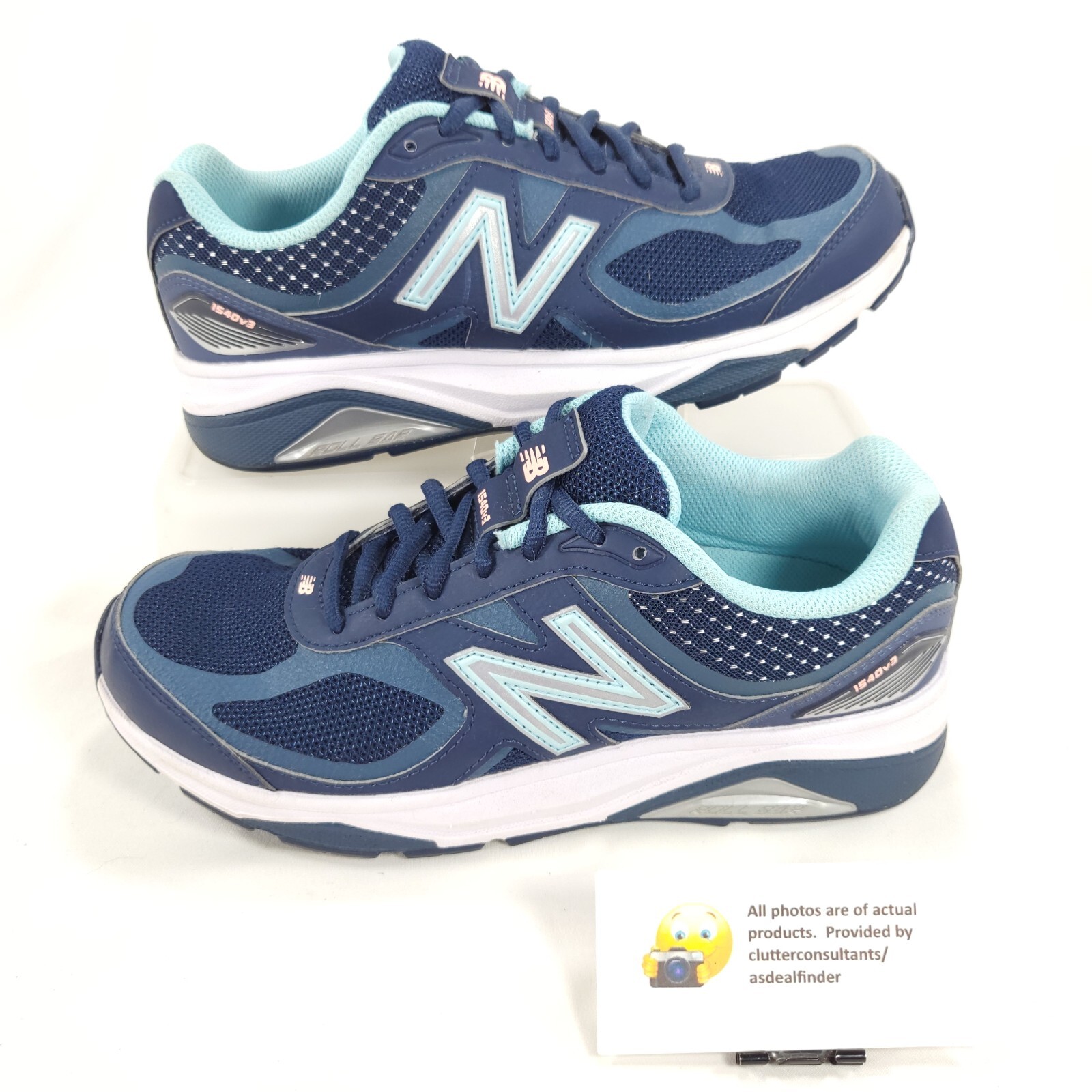 New Balance 1540 v3 Athletic Running Shoe Womens Size 8 W1540N13 Blue