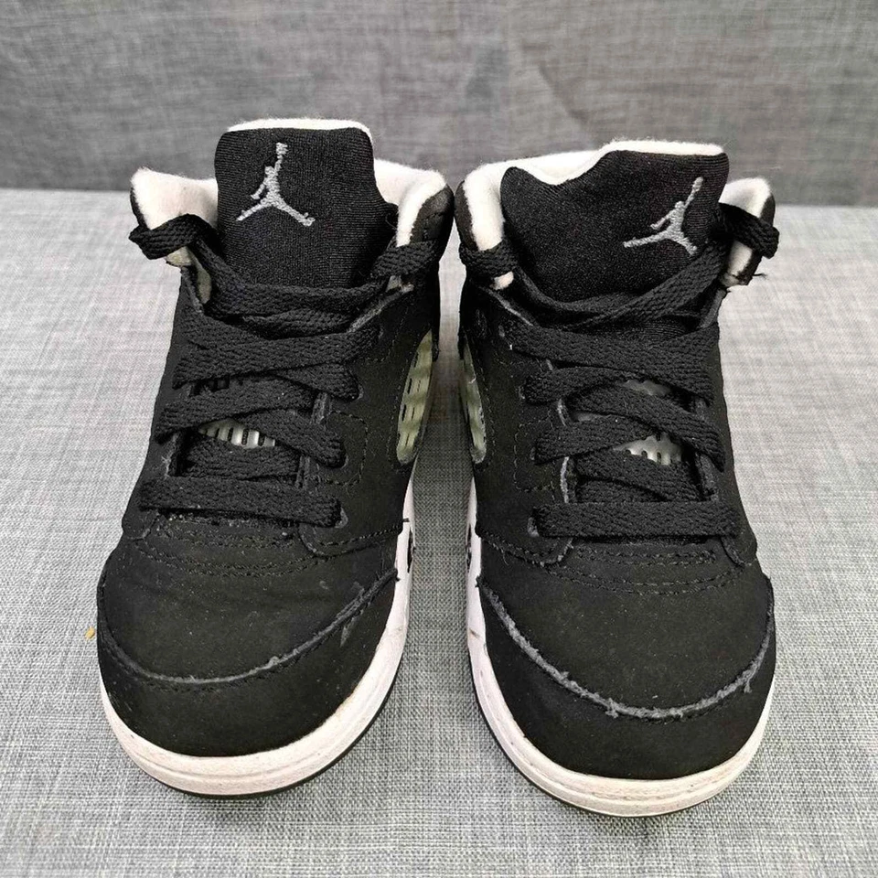 Nike Air Jordan 5 Retro Moonlight 'Oreo' 2021 440890-011 Tenis Negro TD TALLA 6C Foto 3 de 4