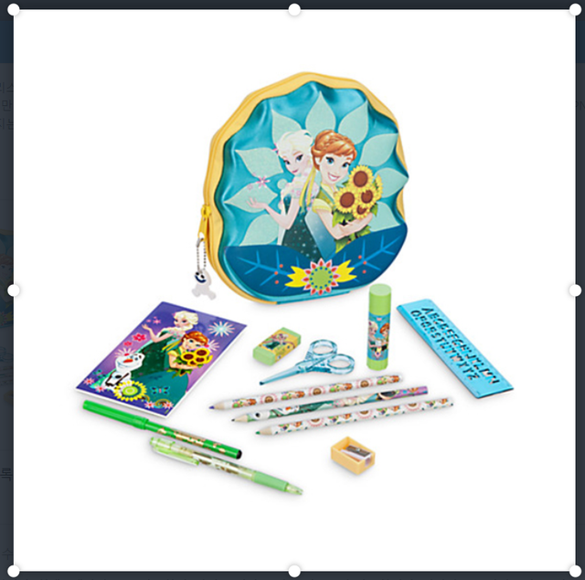 Disney Store Anna and Elsa ZipUp Stationery Kit Back to School New