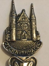 Vintage Souvenir Spoon Collectible Binnenhof S Cravenhage Netherlands