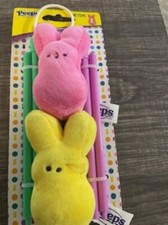 Peeps Cat Stick Toy Set of 2
